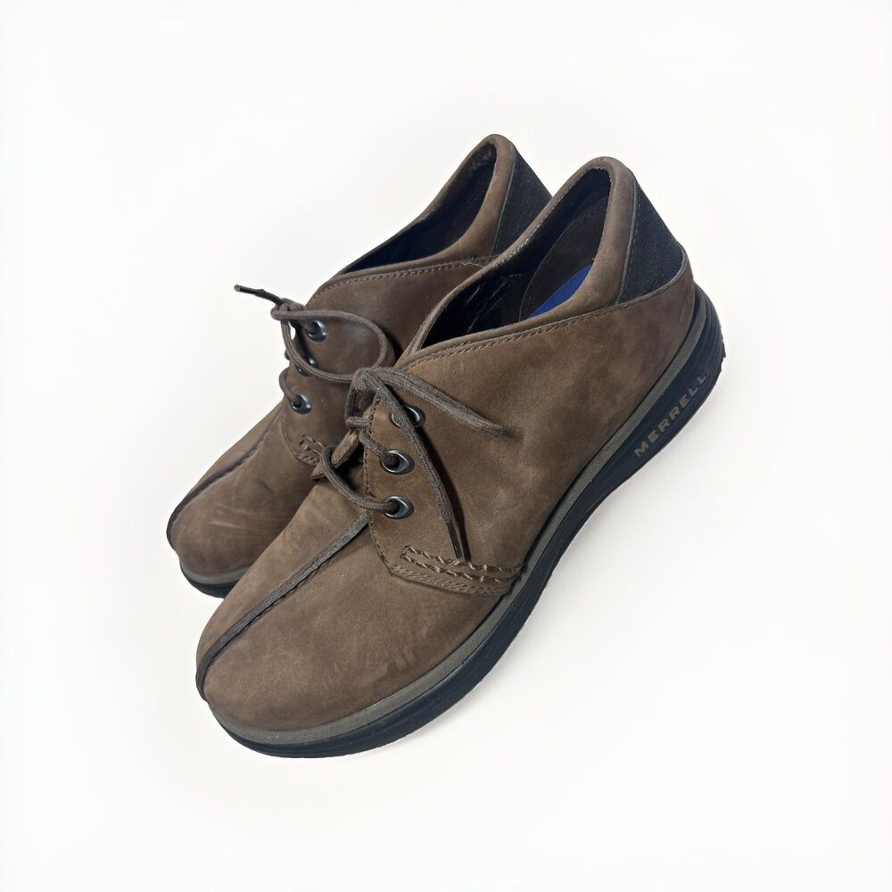 Merrell Topo  Men's Size US 9 Stitch Oxfords Brown Leather Shoes